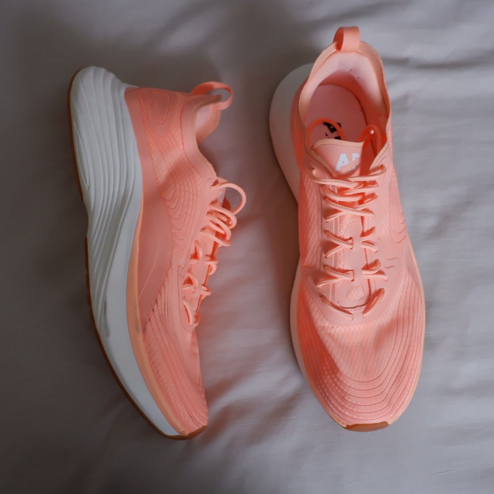 APL Men's Streamline Neon Peach Sneakers